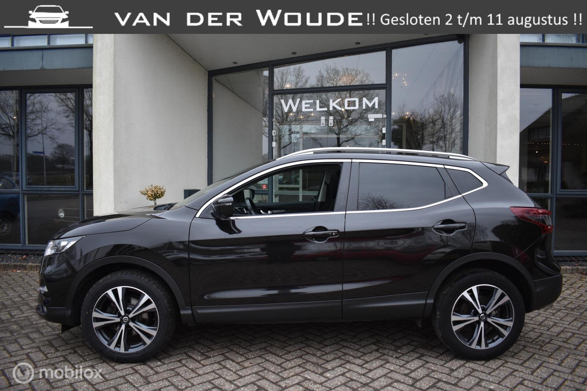 Nissan Qashqai 1.3 DIG-T N-Connecta 2020|Camera|LED|Panodak!, Auto's, Voorwielaandrijving, Euro 6, 4 cilinders, Zwart