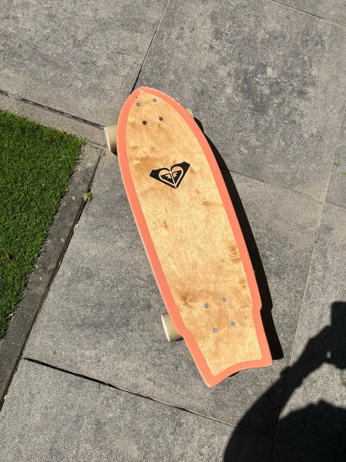 Roxy Skateboard Longboard met Bloemenprint, Ophalen, Gebruikt, Skateboard, Longboard