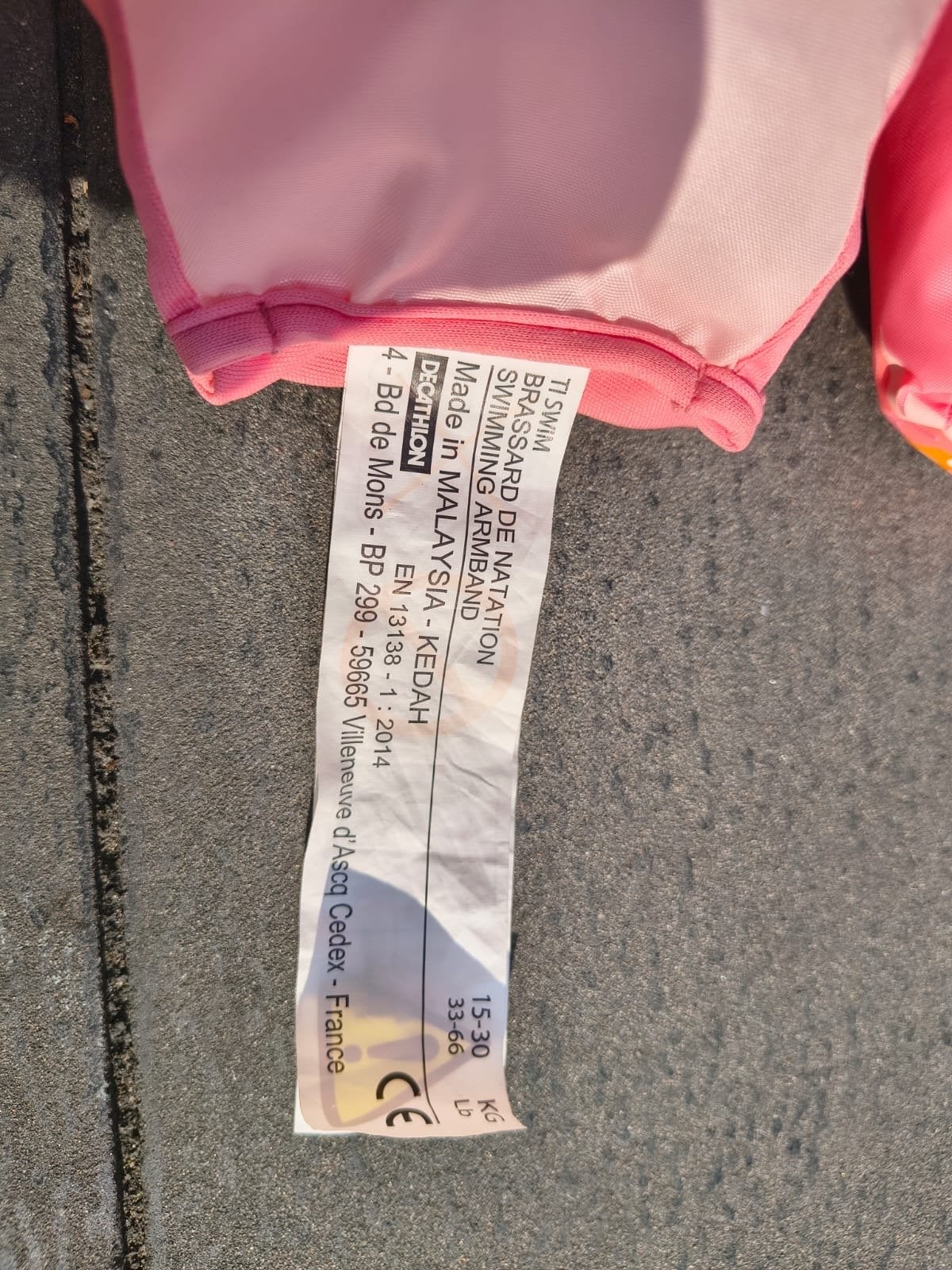 Decathlon Navaiji Roze zwemvest 15-30 kg, Ophalen of Verzenden, Zo goed als nieuw