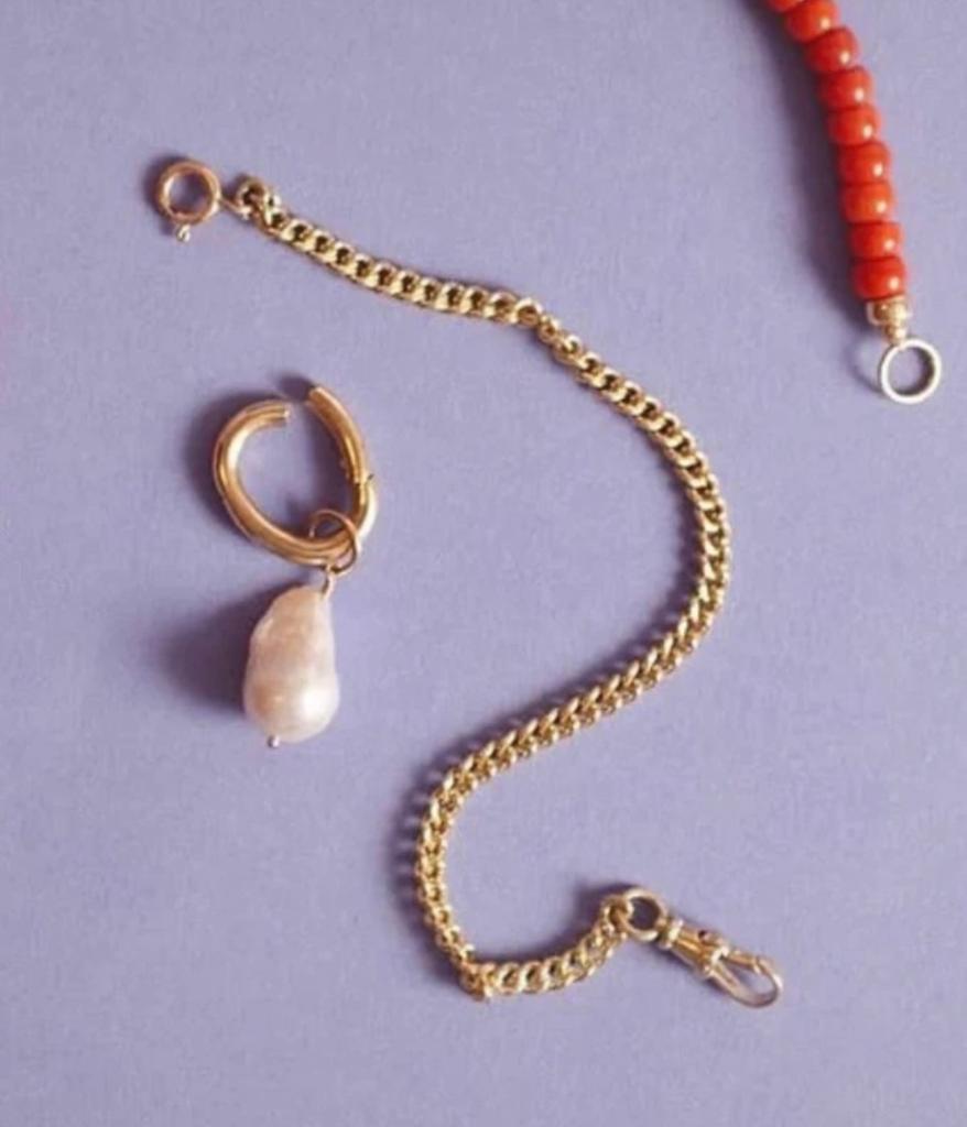 Elle Aime Jewelry heavy curb bracelet, Ophalen of Verzenden, Zo goed als nieuw, Goud, Goud