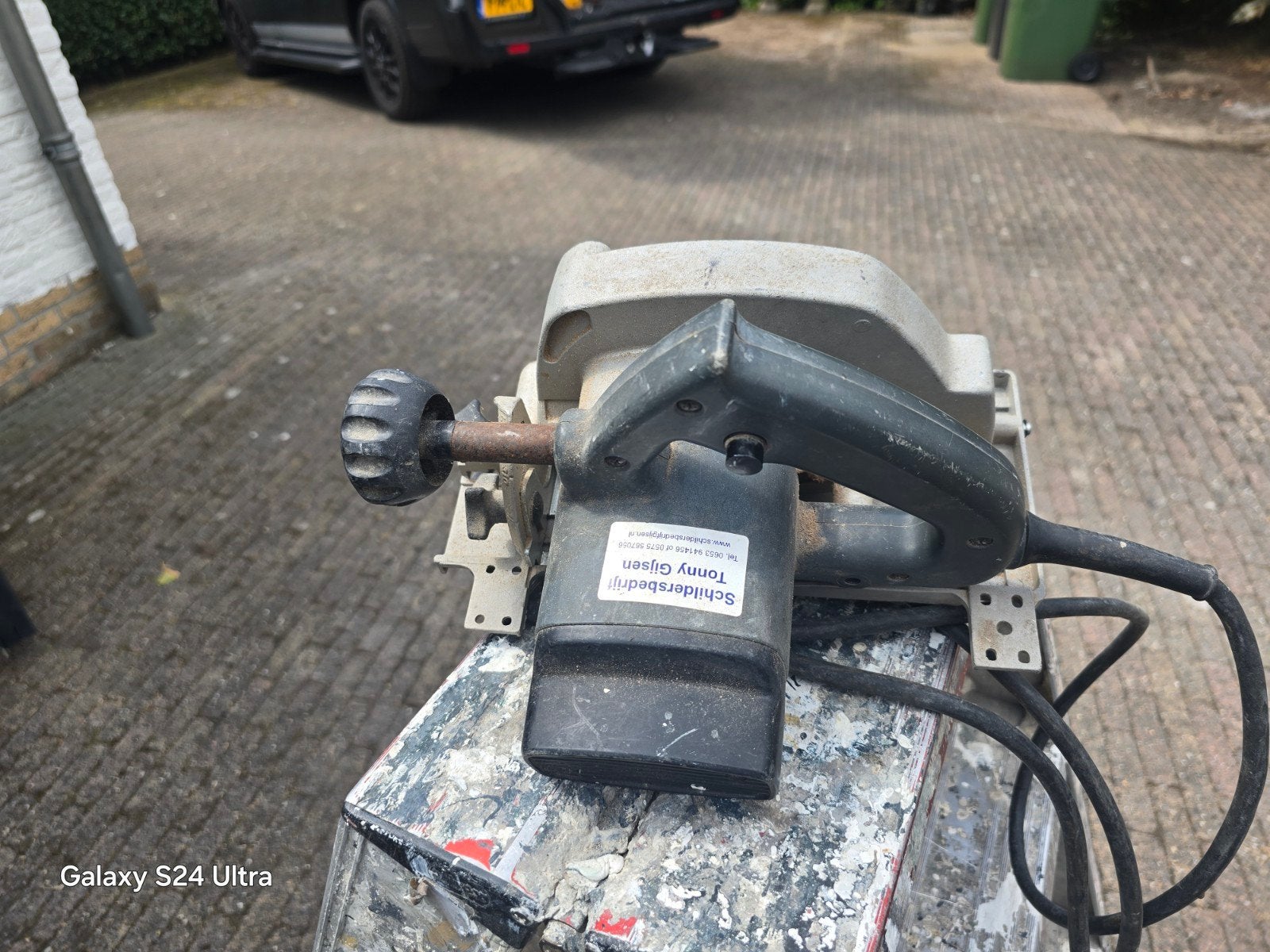 crikelzaag elu, Doe-het-zelf en Verbouw, Gebruikt, Cirkelzaag, Ophalen of Verzenden, 30 tot 70 mm