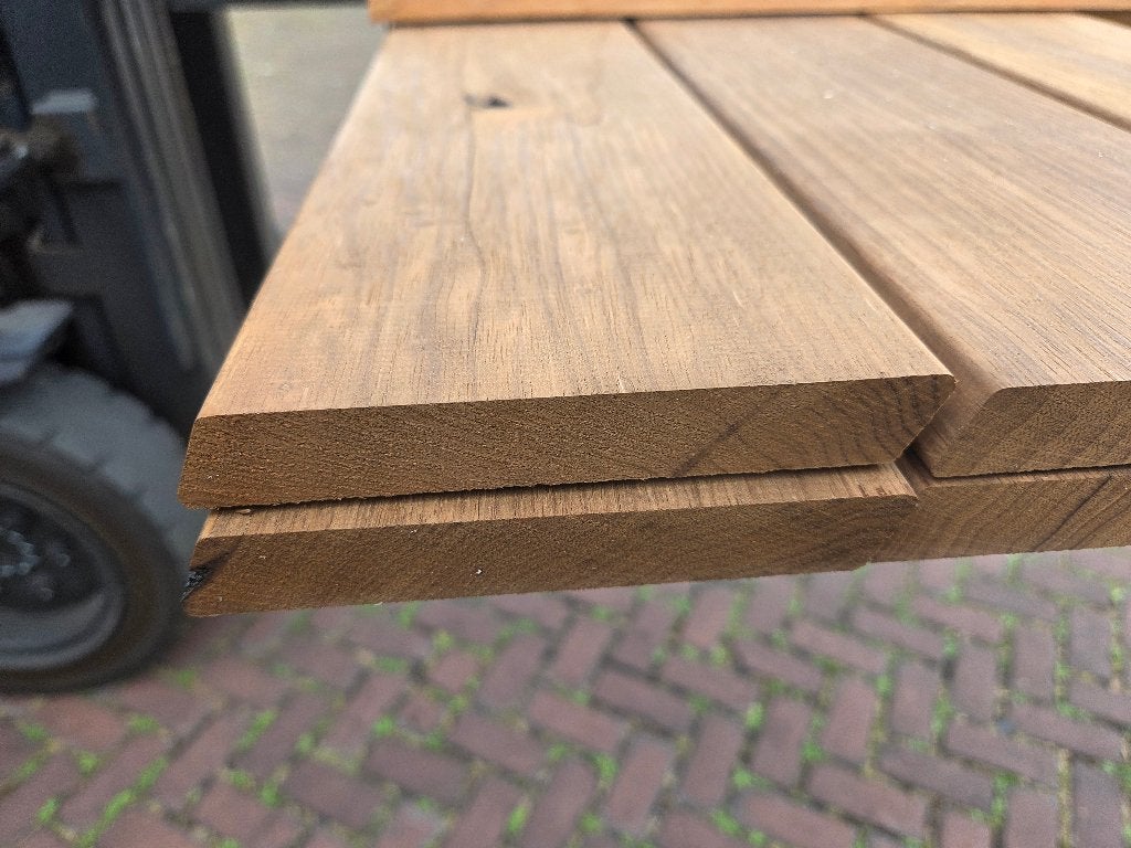 Hardhouten Rhombus profiel 2.0x13.0 cm - nr: HP366, Tuin en Terras, Palen, Balken en Planken, Ophalen, Planken, Nieuw, Hardhout