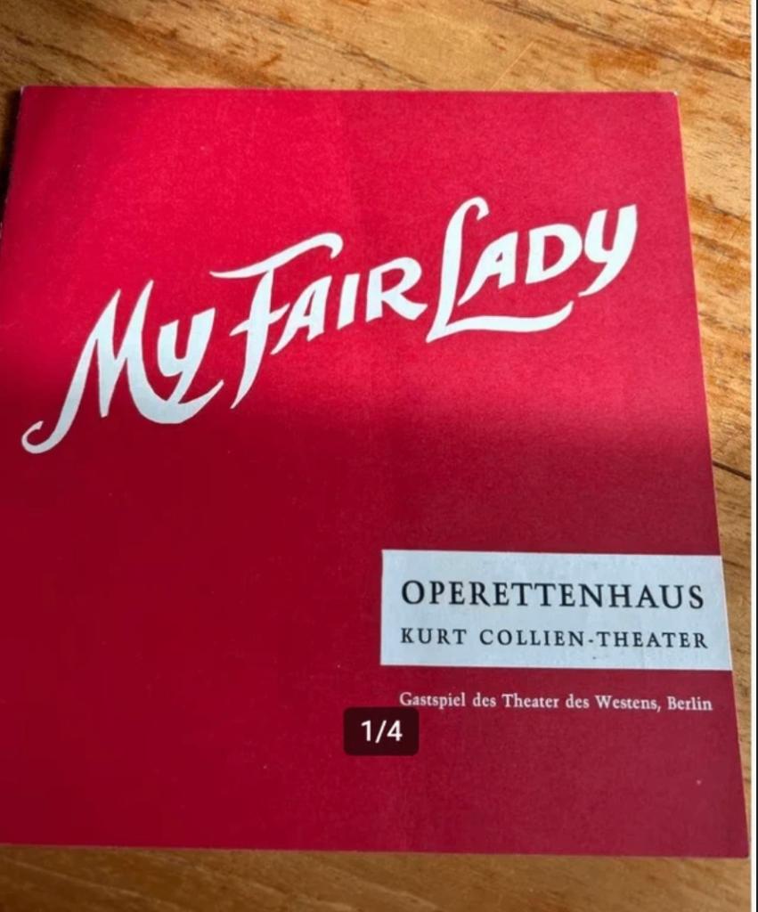 My Fair Lady - Operettenhaus Programmaboek, Boeken, Ophalen of Verzenden, Zo goed als nieuw, Ballet of Musical