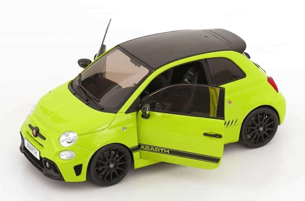 Fiat F595 Abarth 2023 Groen / Zwart 1-18 Solido, Solido, Auto, Solido, Nieuw