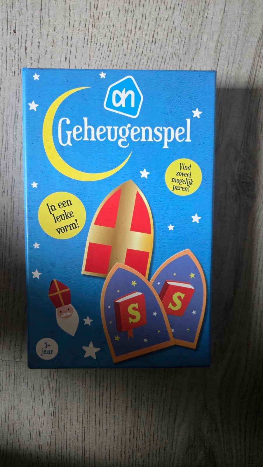 AH Sinterklaas Geheugenspel voor kinderen 3+ jaar, Ophalen of Verzenden, Zo goed als nieuw, Puzzelen