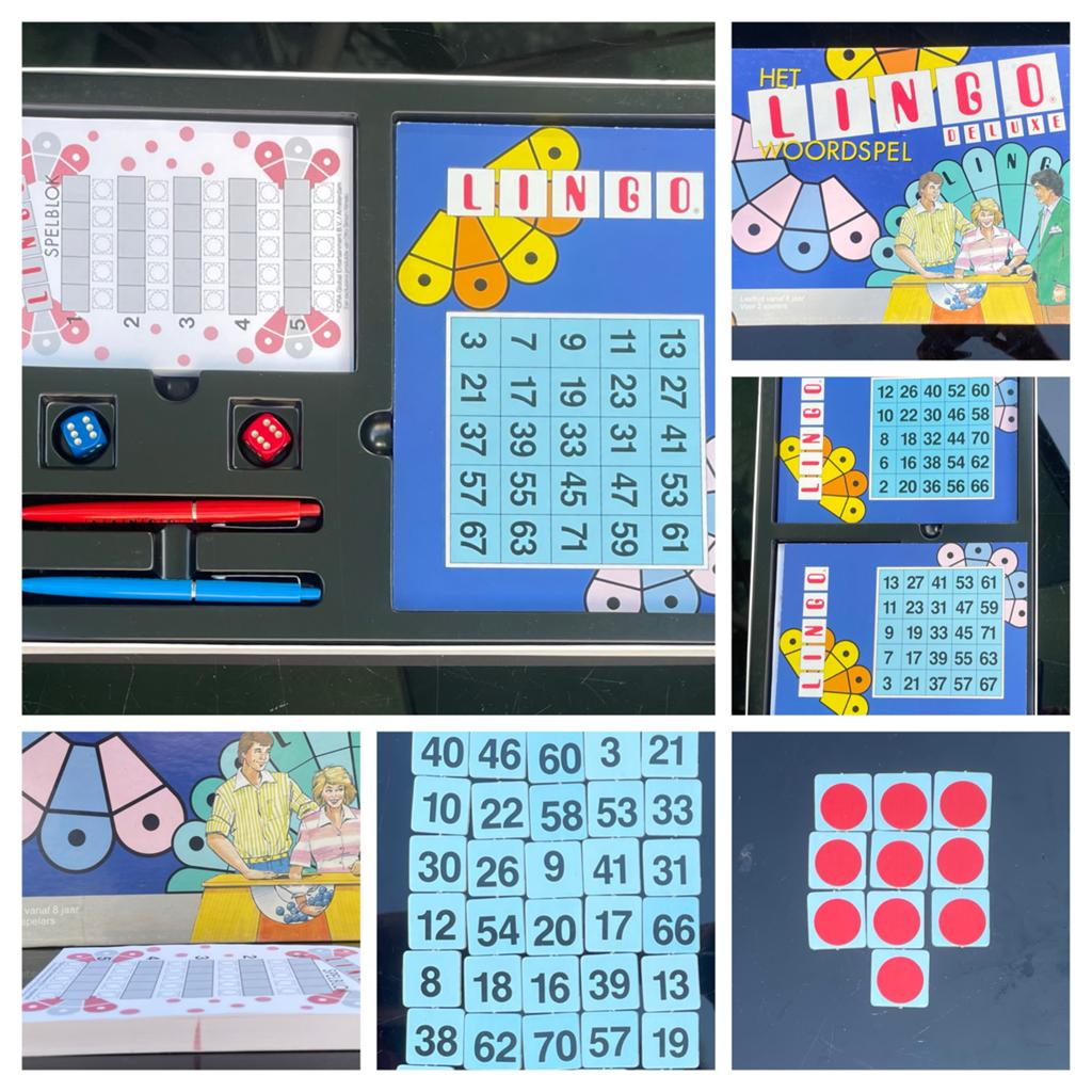 Lingo Deluxe Woord spel - Compleet met groot Lingo spelblok, Hobby en Vrije tijd, Ophalen of Verzenden, Zo goed als nieuw