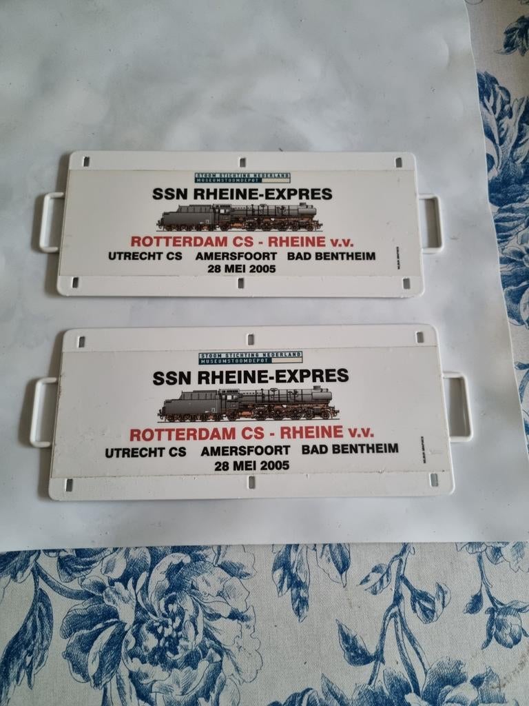 SSN Rheine-Expres Treinbordjes - 28 Mei 2005, Hobby en Vrije tijd, Modeltreinen | H0, Gebruikt, Overige typen, Ophalen of Verzenden