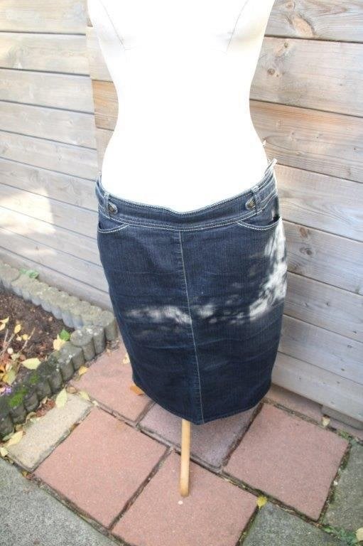 Spijkerrok donkerblauw Gerry Weber mt 42 Vaste prijs, Blauw, Maat 42/44 (L), Ophalen of Verzenden, Zo goed als nieuw