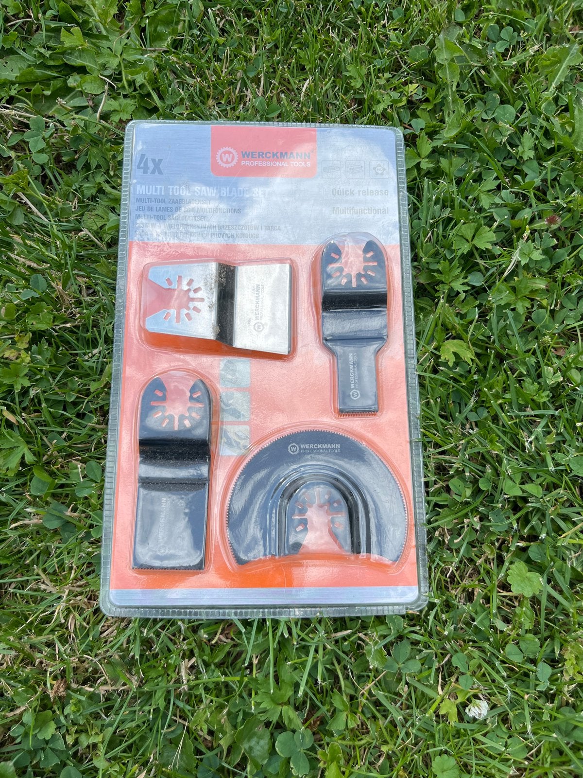 Werckmann Multitool Zaagbladen Set 4x, Ophalen of Verzenden, Nieuw, Overige typen