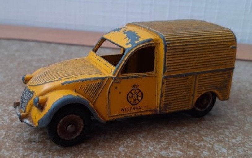 Vintage Dinky Toys Citroën 2CV Bestelwagen Wegenwacht, Ophalen of Verzenden