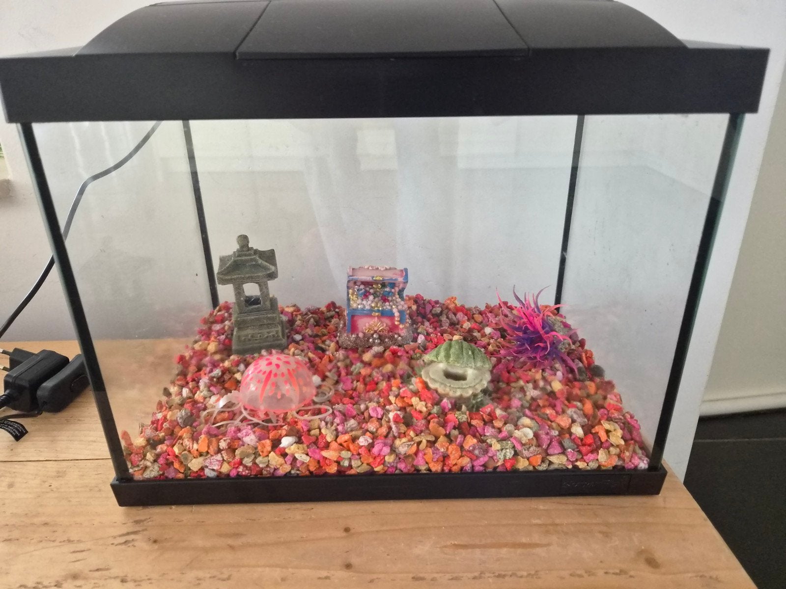 Superfish aquarium met veel extra's, Ophalen, Inclusief deksel, Zo goed als nieuw, Leeg aquarium