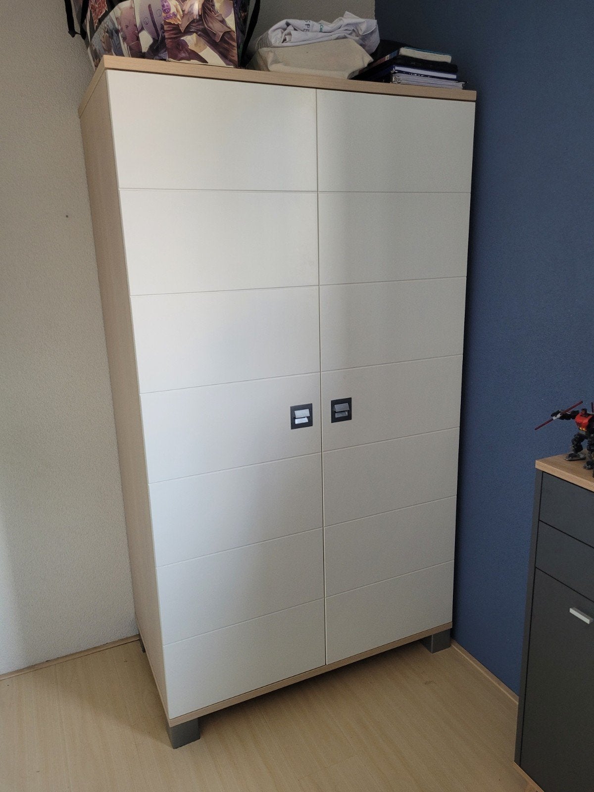 Vroomshoop kledingkast - 186x103x59 cm, Ophalen, Met deur(en), Gebruikt, 100 tot 150 cm