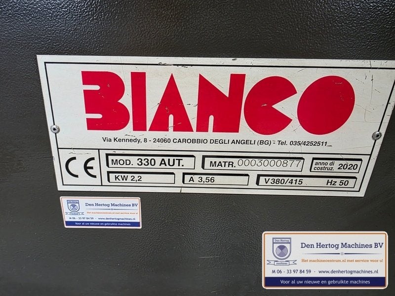 Bandzaagmachine volautomaat automatisch zagen Bianco 260mm, Ophalen, Gebruikt, 70 mm of meer, Bianco