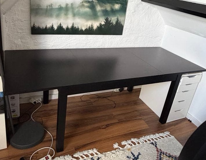Ikea uitschuifbare eettafel Bjursta, Ophalen, Gebruikt