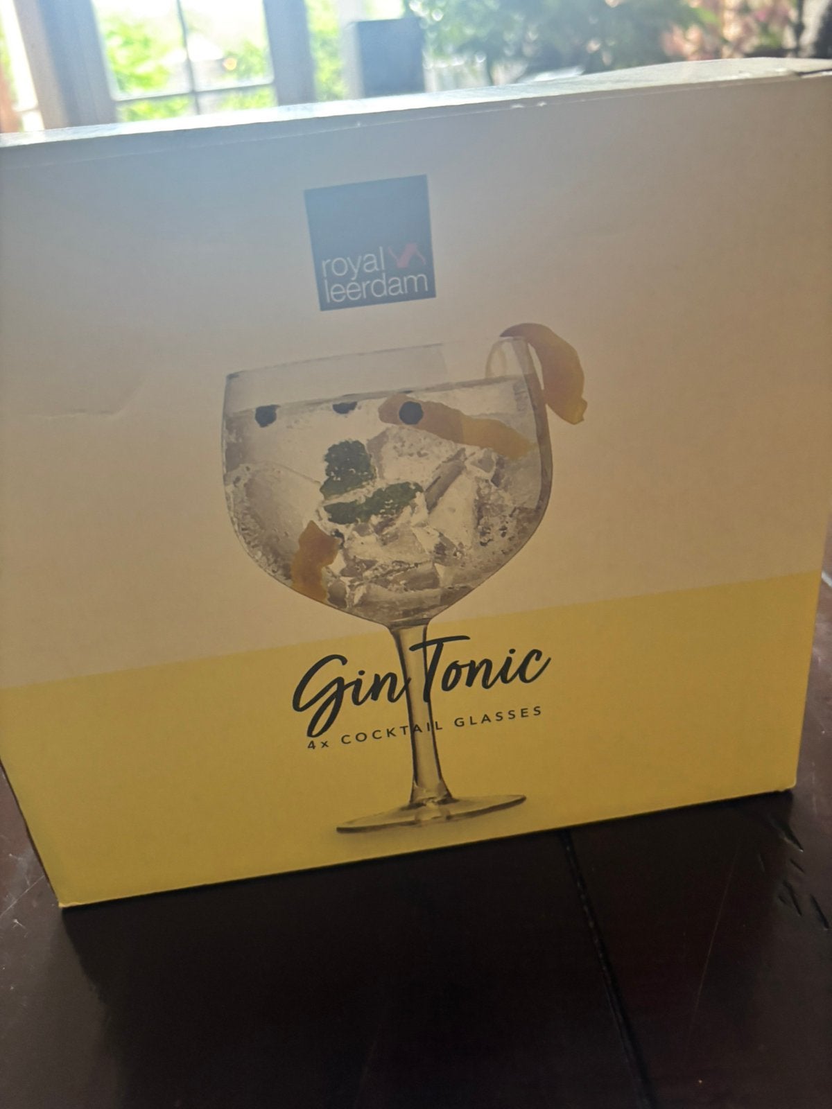 Gin tonic glazren royal leerdam, Ophalen, Zo goed als nieuw, Overige typen
