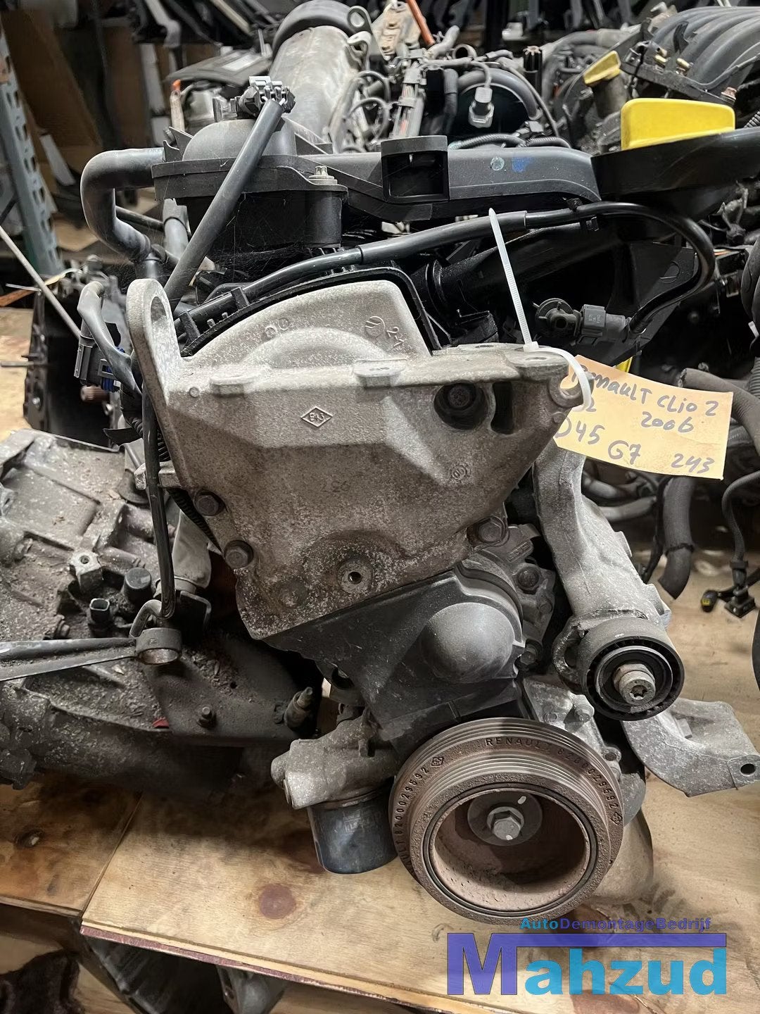 RENAULT CLIO 2 1.2 Motorblok motor D4F G7 D4FG7 Motor, Auto-onderdelen, Renault Group, Gebruikt, Contact.group@renault.com, Renault
