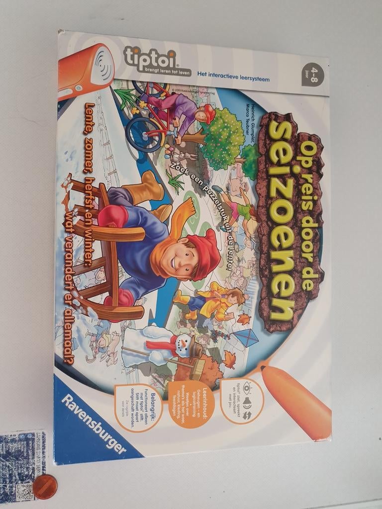 spel Tiptoi , op reis door de seizoenen, Ophalen, Minder dan 500 stukjes, Zo goed als nieuw, Overige typen