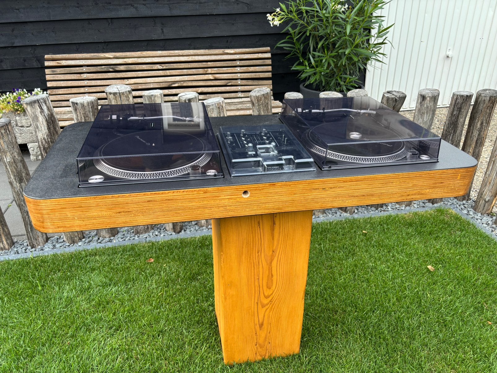 Uniek DJ Booth 2x Pioneer Plx500 1x Pioneer DJM250MK2, Muziek en Instrumenten, Dj-sets en Draaitafels, Ophalen, Nieuw, Dj-set