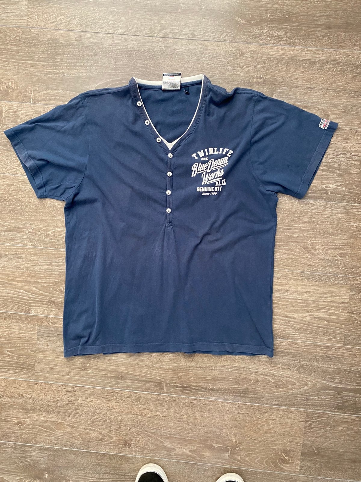 Heren t-shirt shirt donkerblauw maat XL van TWINLIFE, Kleding | Heren, T-shirts, Blauw, Maat 56/58 (XL), Ophalen of Verzenden