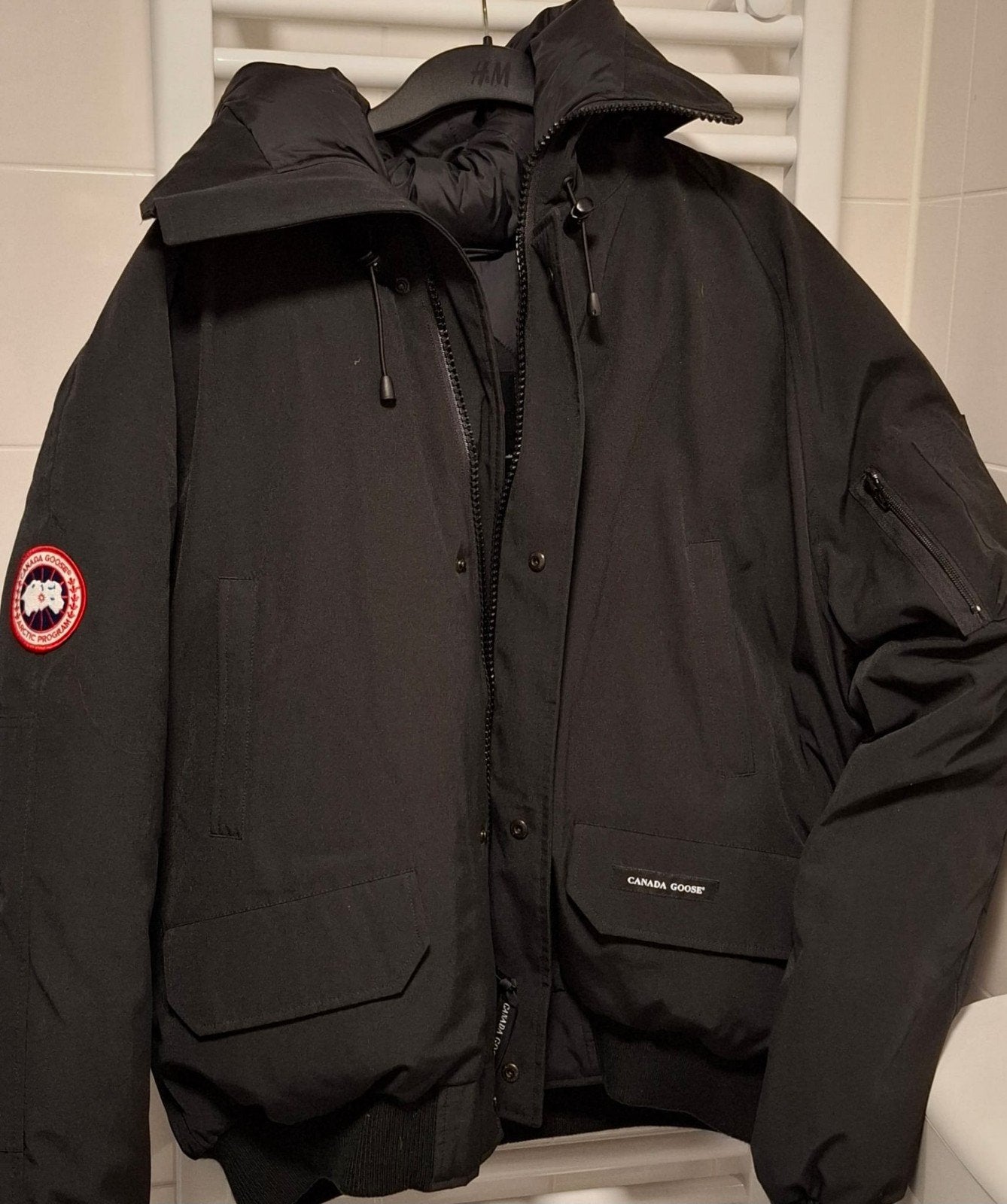 Originele Canada Goose Chilliwack bomber 2XL, Ophalen, Zo goed als nieuw, Overige maten, Zwart