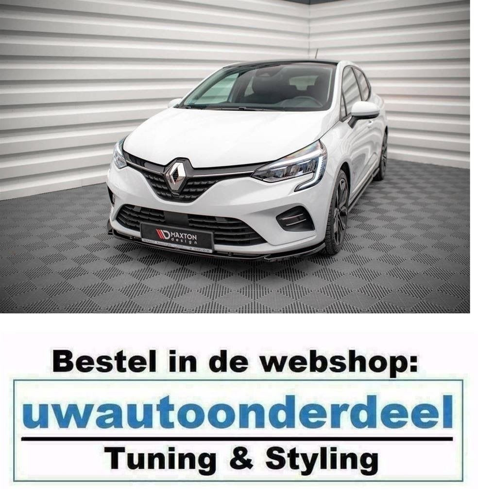 Maxton Design Spoiler Lip Splitter Voor Renault Clio Mk5, Auto diversen, Verzenden