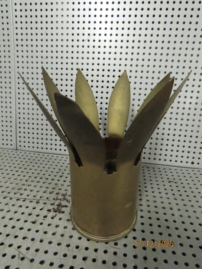 25 PR Huls WO2 "Trench-art" omgebouwde Huls (leeg), Ophalen of Verzenden, Hulzen of Bodemvondsten, Engeland, Landmacht