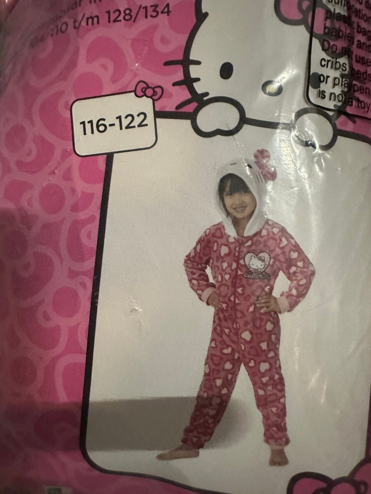 onesie nieuw hello kitty 116/122, Kinderen en Baby's, Kinderkleding | Maat 116, Ophalen of Verzenden, Nieuw, Meisje