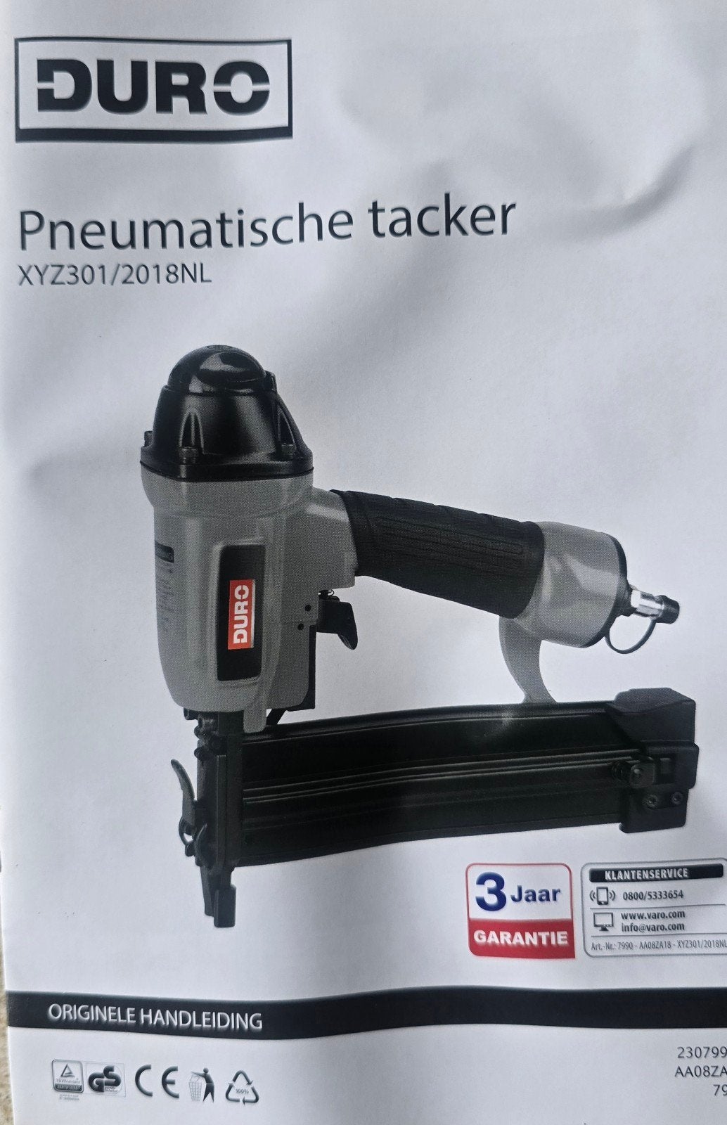 Pneumatische tacker, Ophalen of Verzenden, Nieuw, 1200 watt of meer, Overige typen
