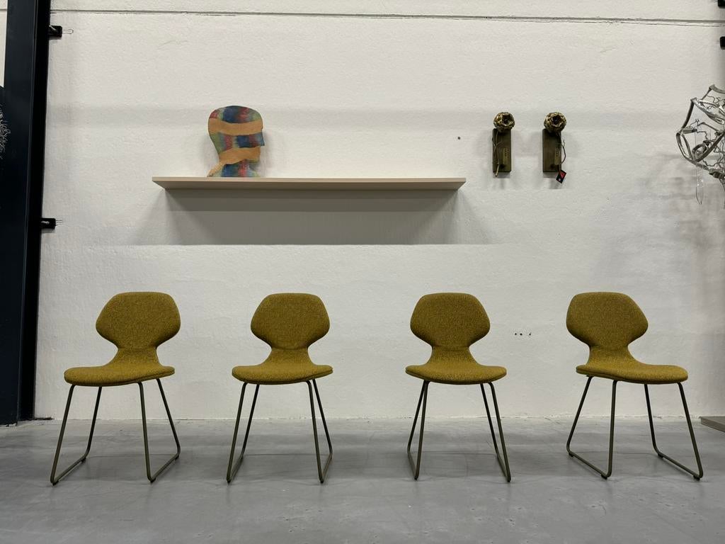 4 Nieuw Pode Chiba Padded eetkamerstoel Charm design stoel, Nieuw, Vier, Stof, Pode
