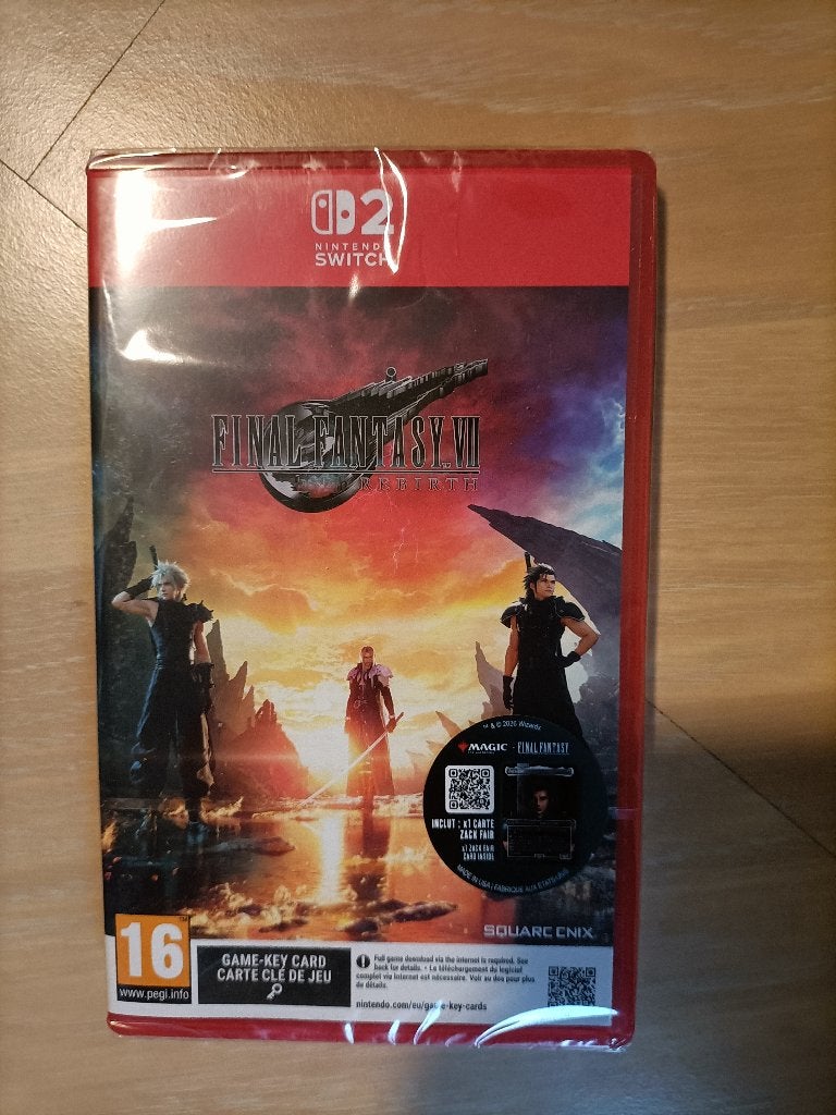 Final fantasy 7 Rebirth Switch 2, 1 speler, Ophalen of Verzenden, Zo goed als nieuw, Role Playing Game (Rpg)
