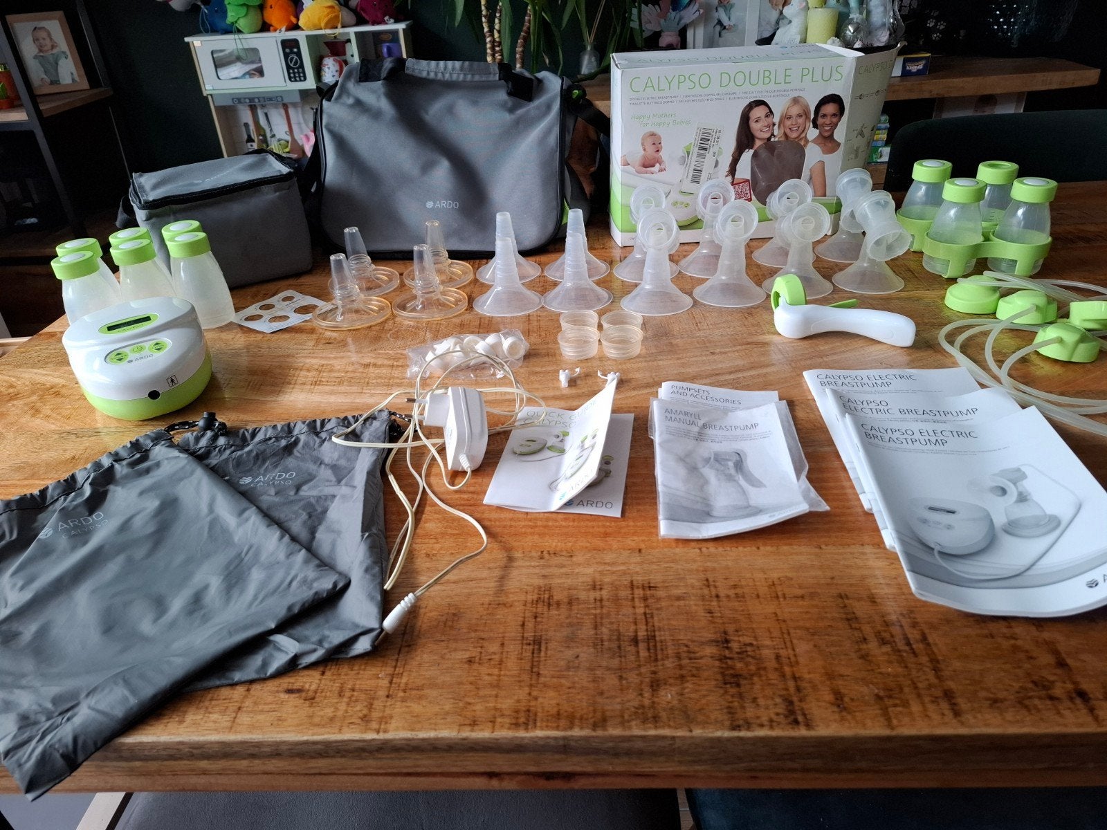 Ardo Calypso borstkolf + complete accessoires set, Ophalen, Gebruikt