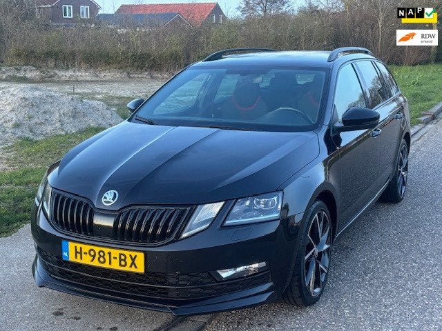 Skoda Octavia Combi 1.5 TSI DSG Sportline (BTW-auto) ECC Car, Auto's, Dealer onderhouden, Stof, 4 cilinders, 150 pk