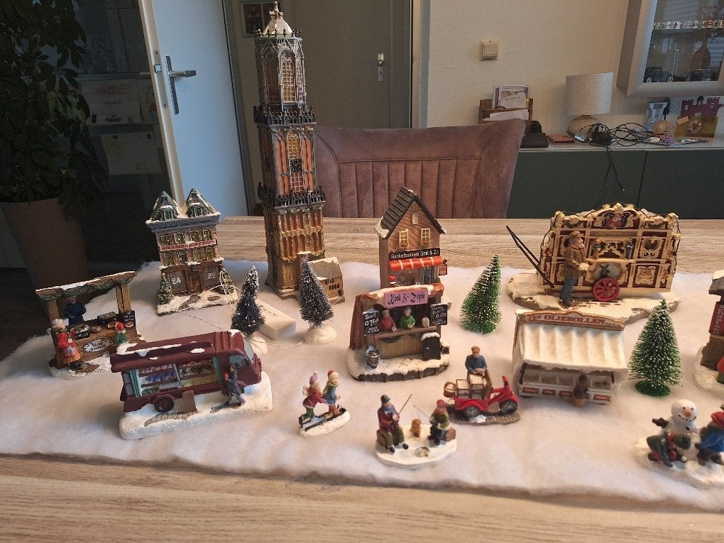 Kerstdorp Typisch Hollands Oliebollenkraam, Diversen, Ophalen of Verzenden, Zo goed als nieuw