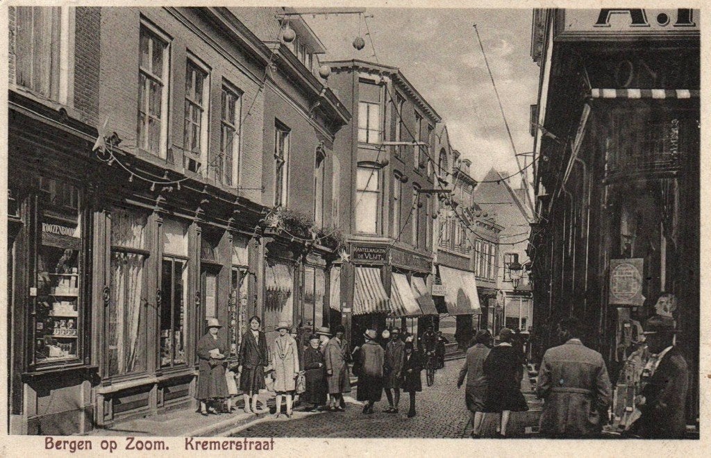 Ansichtkaart Bergen op Zoom, Ophalen of Verzenden, Voor 1920, Noord-Brabant