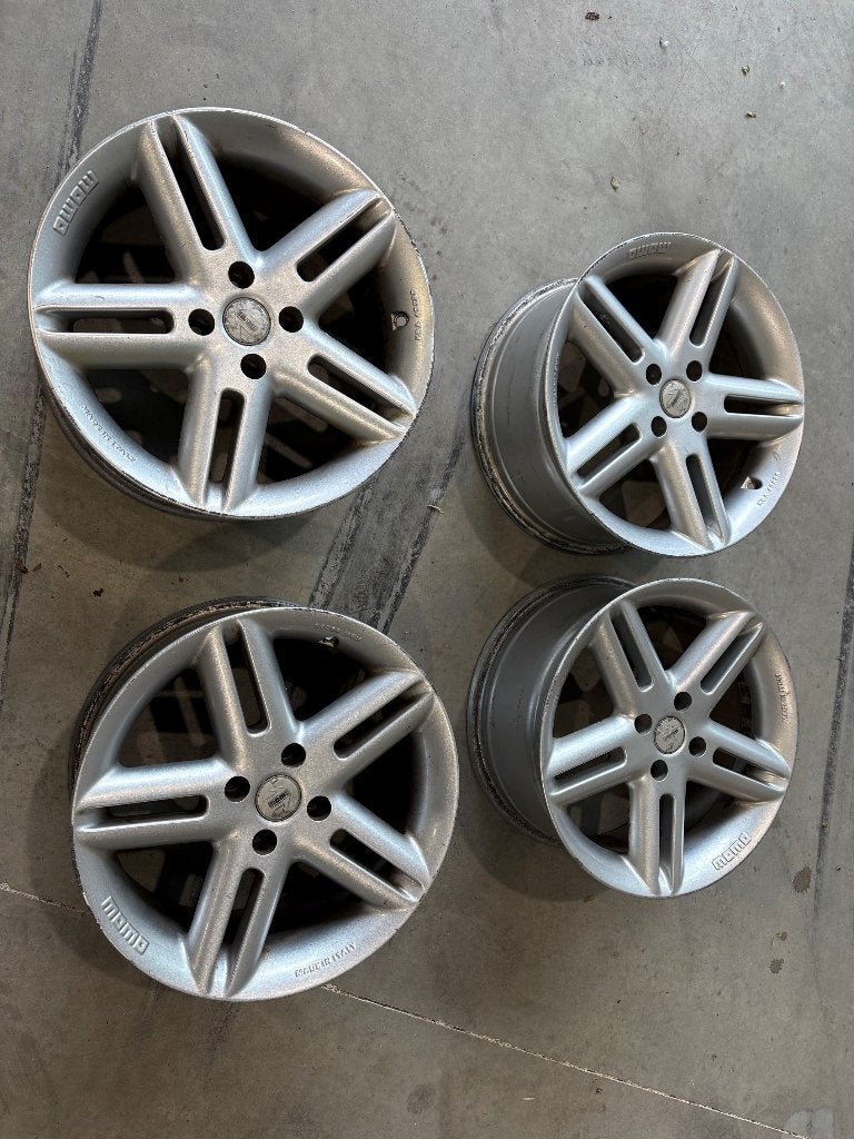 Oldskool Momo Arrow velgen 4x100 16 inch, Auto-onderdelen, Banden en Velgen, Ophalen, Gebruikt, Velg(en), 16 inch