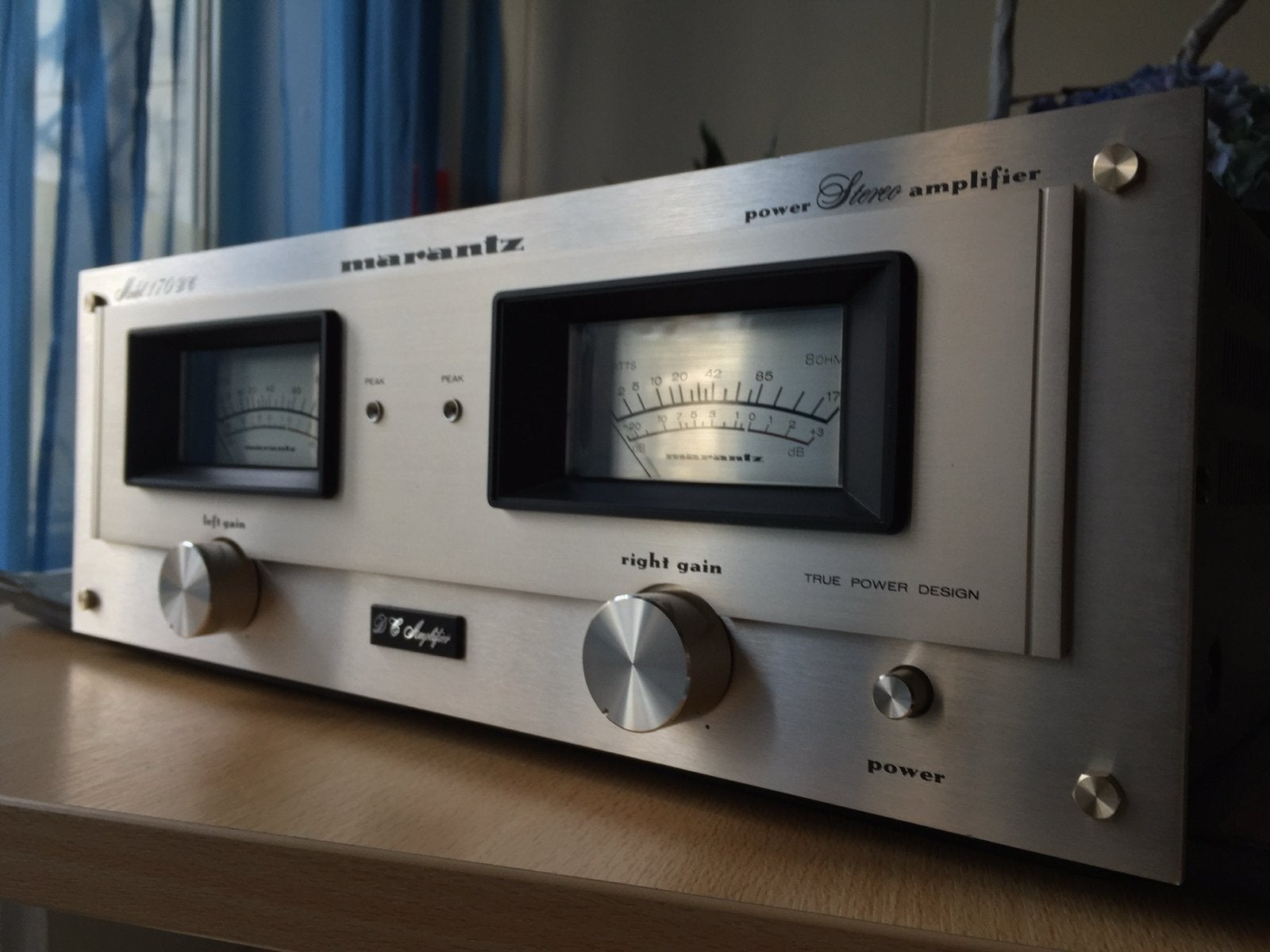 Marantz Model 170DC eindversterker, Gebruikt, 120 watt of meer, Stereo, Ophalen