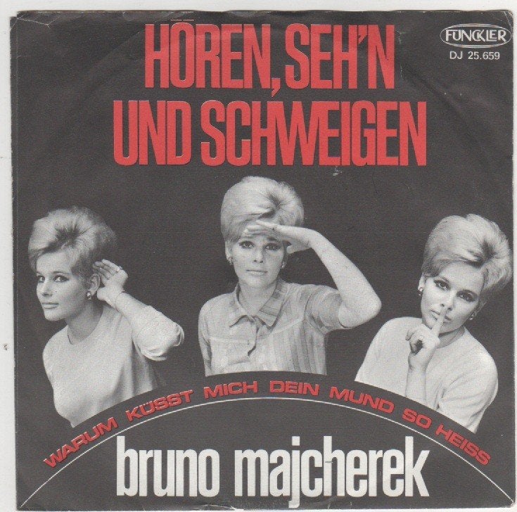 Bruno Majcherek- Horen, seh'n  und Schweigen, Cd's en Dvd's, Verzenden, 7 inch, Zo goed als nieuw, Beschermende buitenhoes