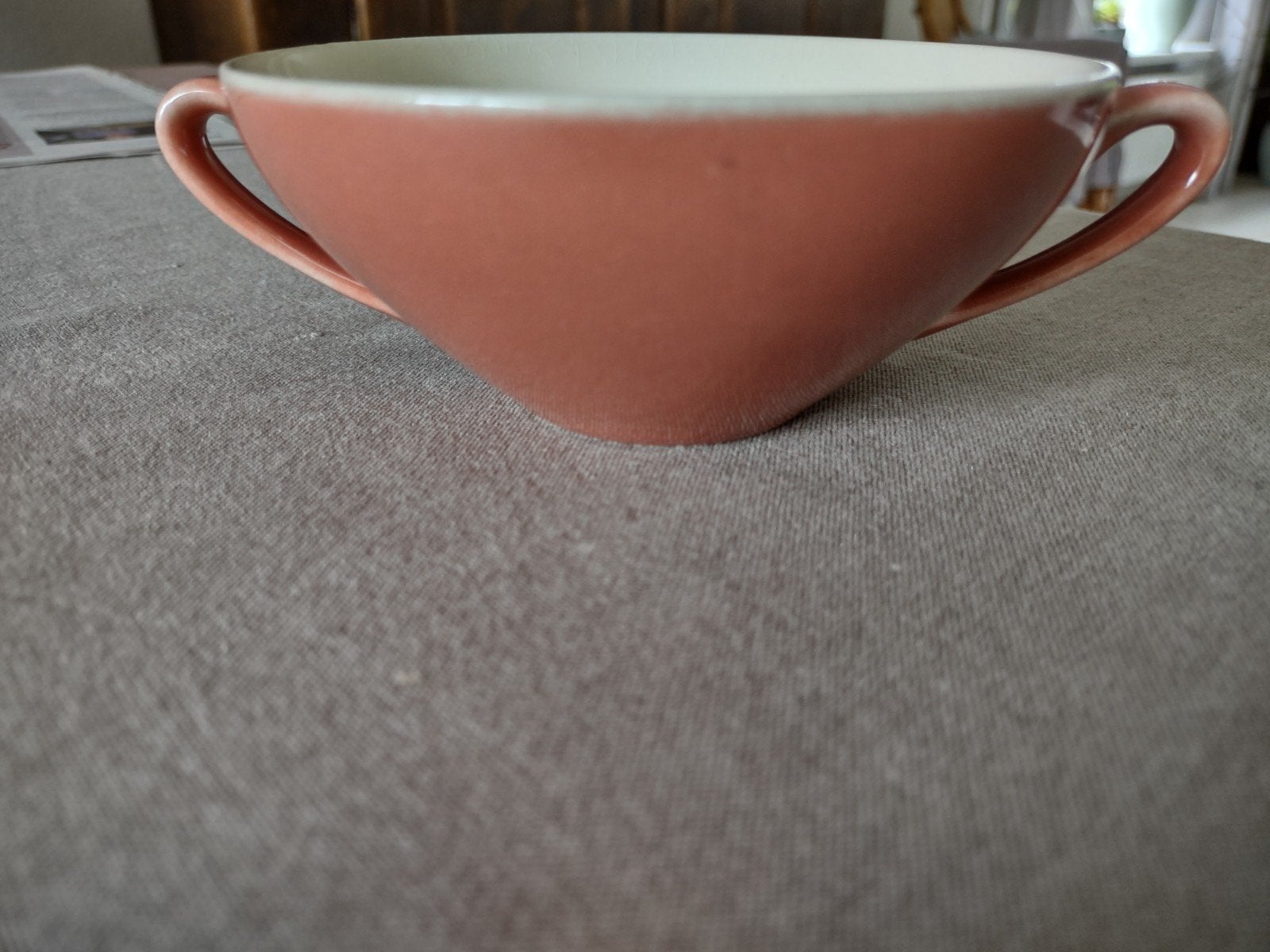 Vintage Villeroy & Boch soepkom uit de jaren '50, Ophalen of Verzenden
