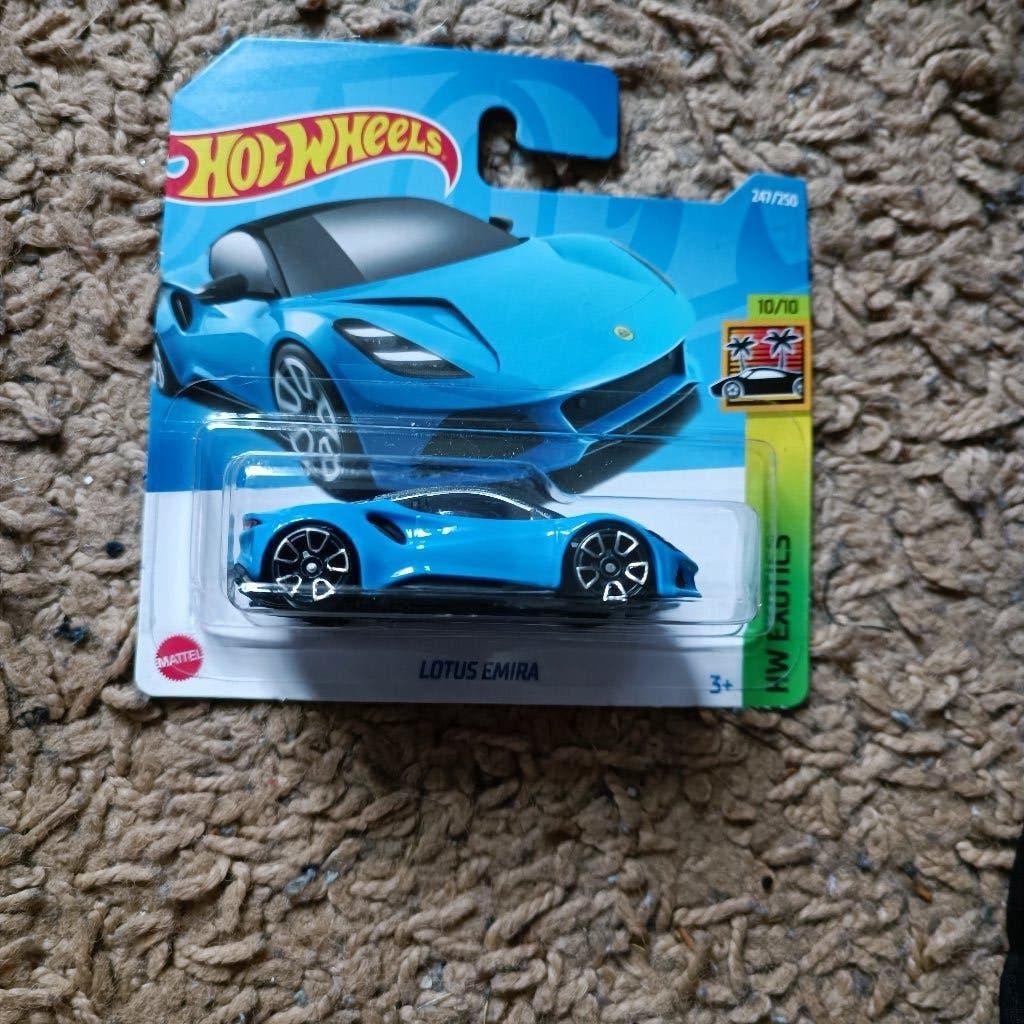 Hot Wheels Lotus Emira HW Exotics blauw, Ophalen of Verzenden, Nieuw, Auto