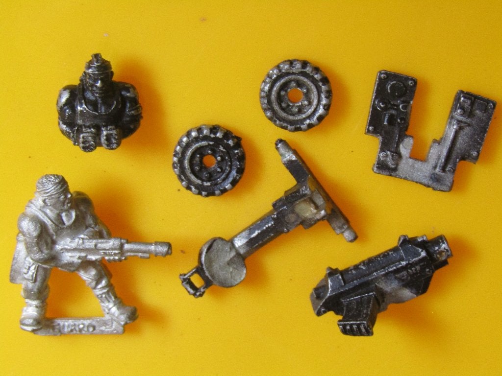 Catachan Heavy Bolter, Met verf, Gebruikt, Verzenden, Figuurtje(s)