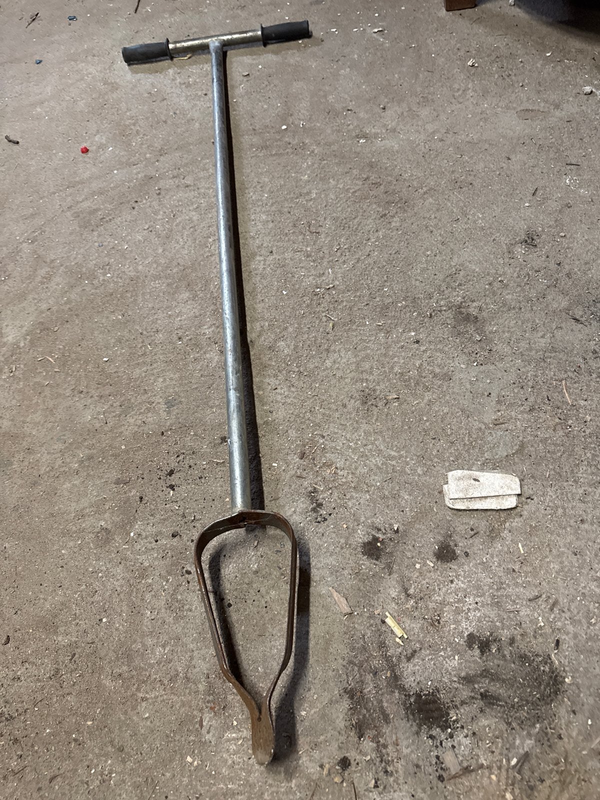 Grondboor 123 cm lang voor palen van 11 cm, Ophalen, Gebruikt, Overige typen