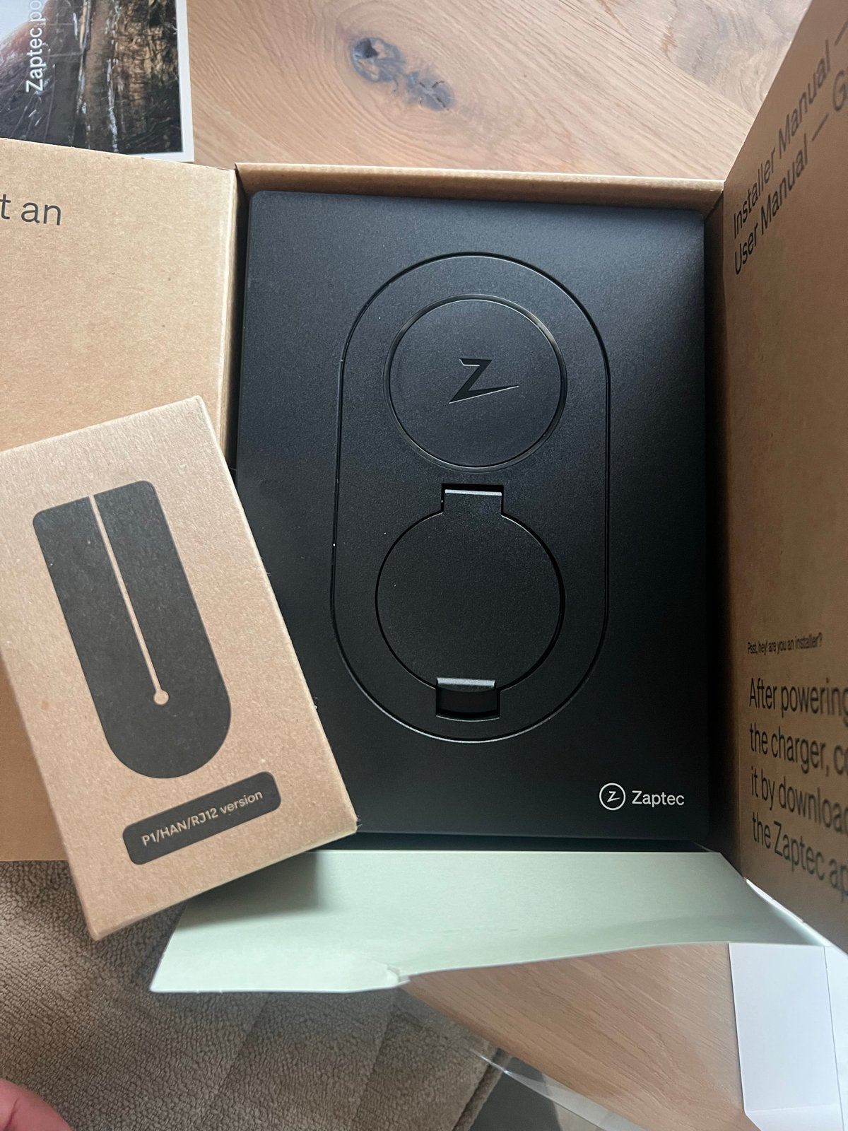 Zaptec Go  Laadpaal met Tibber Pulse P1/HAN/RJ12, Ophalen, Nieuw, Laadpaal