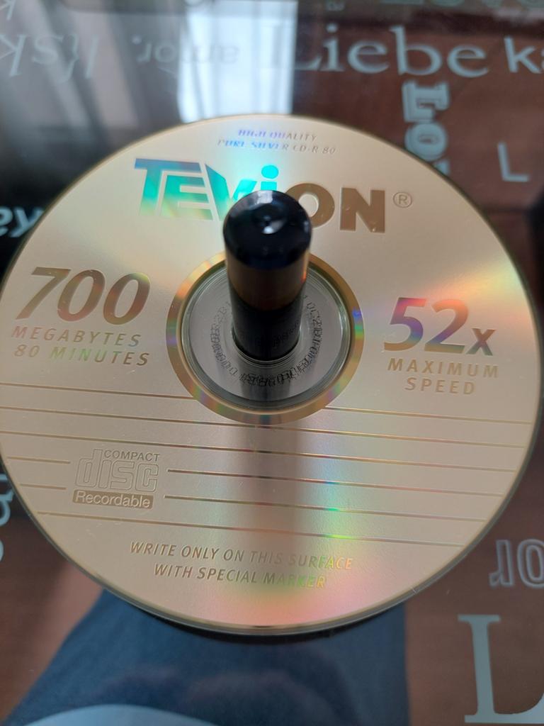 Tevion CD-R 700MB 80 min 52x op spindel, Op spindel, Tevion, Cd, Nieuw