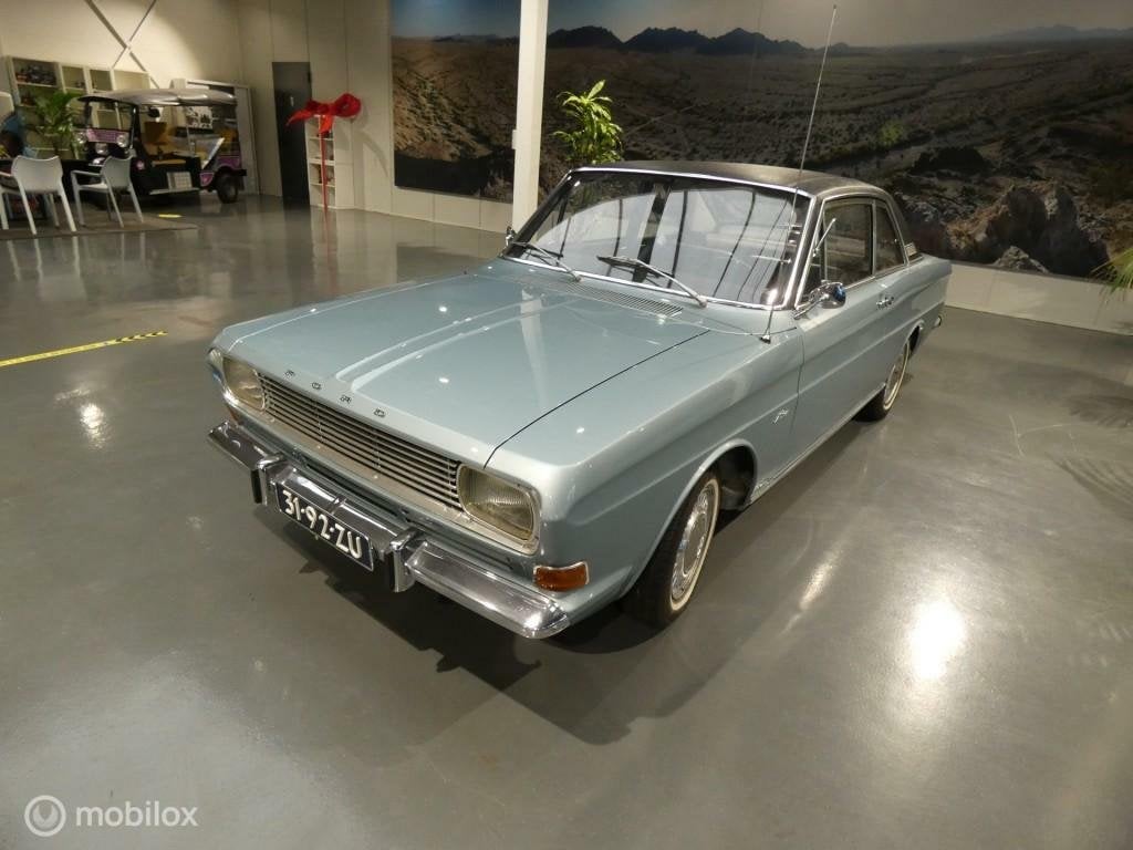 Ford Taunus 1500S Coupe XL BIEDEN VANAF € 15000,-, Auto's, Gebruikt, Met garantie (alle), Blauw, 891 kg