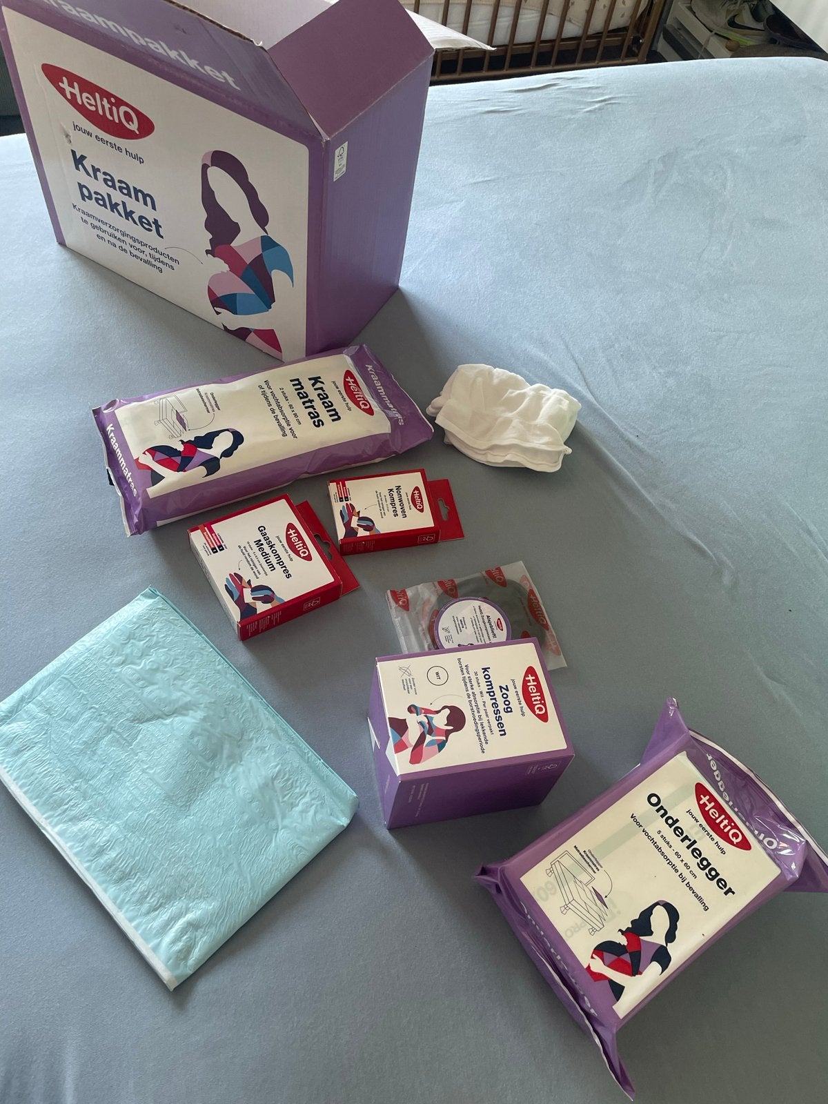 HeltiQ Kraampakket producten - gratis af te halen, Ophalen, Nieuw