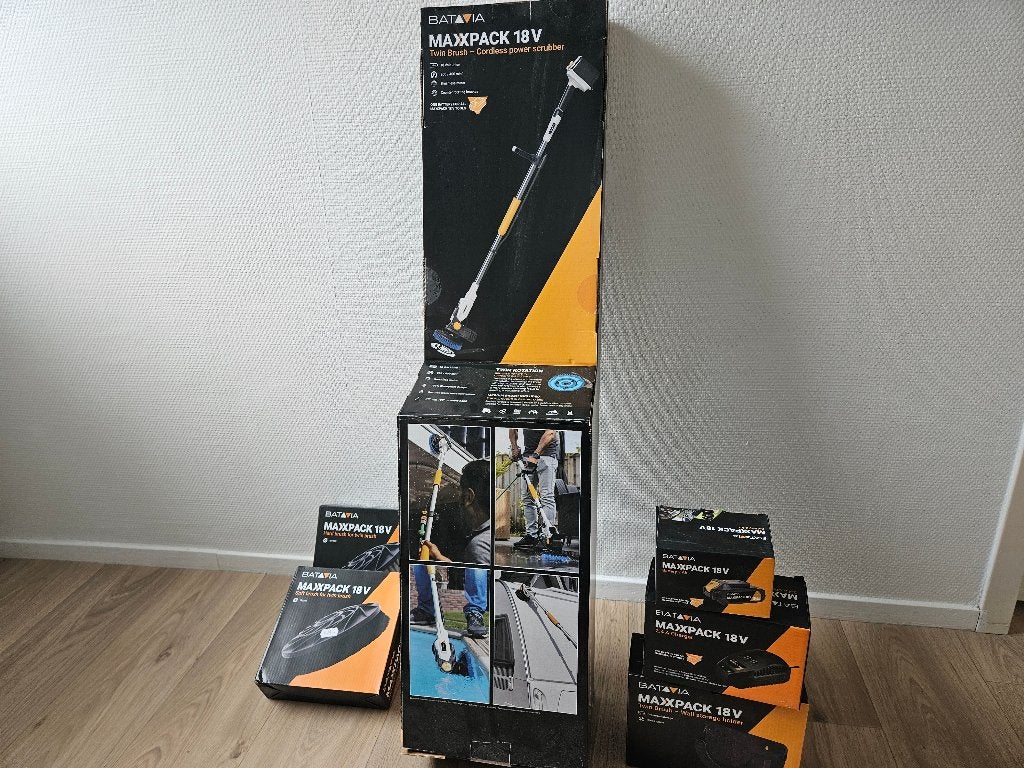 AANBIEDING Batavia18V Accu Reinigingsborstel set nu € 200,00, Ophalen of Verzenden