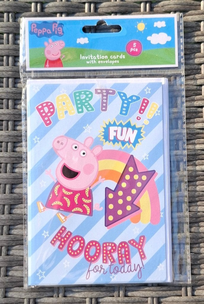 Uitnodigingen Peppa Pig, Paw Patrol, My Little Pony - NIEUW, O, O, Verjaardag, Nieuw