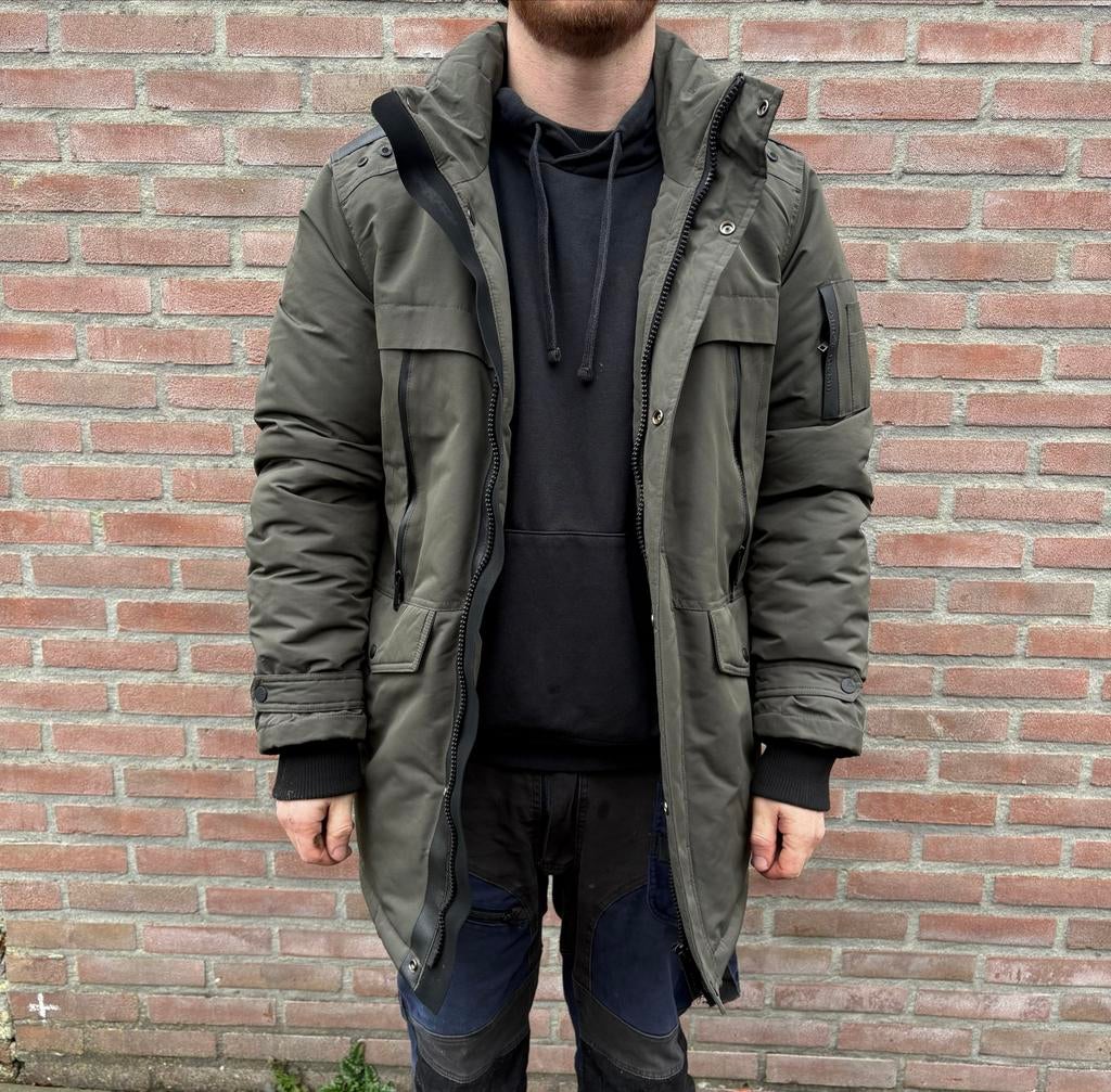 Alife & Kickin winterjas heren maat M, Ophalen of Verzenden, Zo goed als nieuw, Maat 48/50 (M), Groen