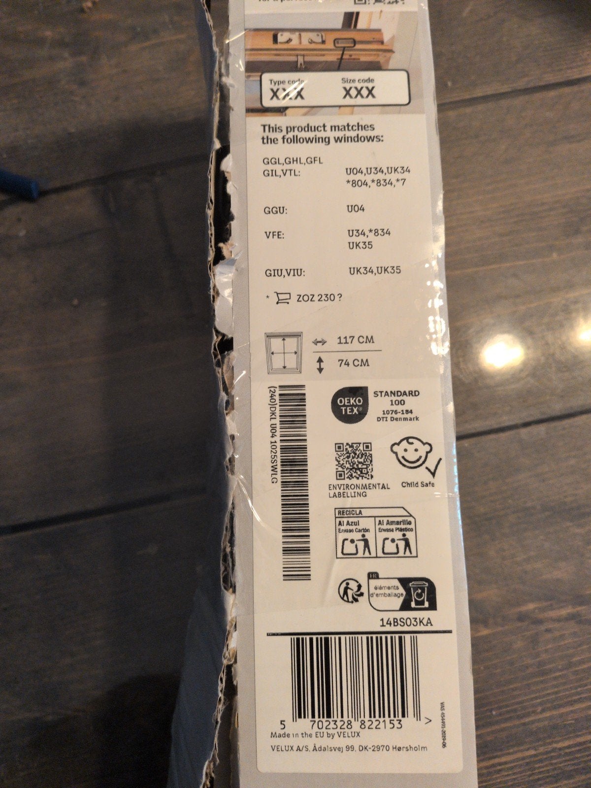 Velux jaloezie - goede staat, Ophalen, Gebruikt, Minder dan 80 cm, 80 tot 120 cm