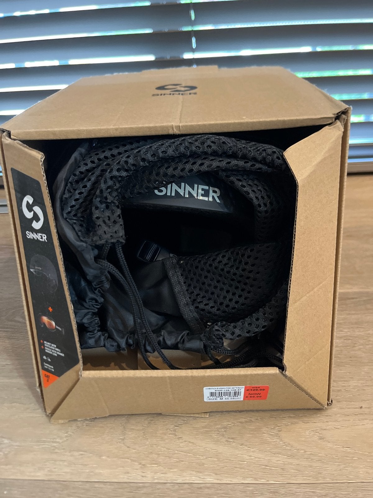 Nieuwe Sinner Skihelm  sidp-135-10b- Maat M/L, Sport en Fitness, Overige merken, Overige typen, Nieuw, Ophalen of Verzenden